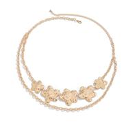 Belt,Women'S Belts Luxury Sexy Gold Color Heart Star Belly Waist Chain For Women Multi-layer Metal Chain Belt Body Jewelry Dress Accessories(Gold Color 2)