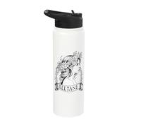 Beltane Blessings May Day Celebrations Pagan Floral Stainless Steel Insulated Water Bottle