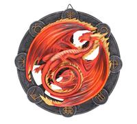 Beltane Dragon Resin Wall Plaque By Anne Stokes
