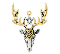 Beltane Stag - Mythic Celts Pendant / Necklace For Fertile Energy
