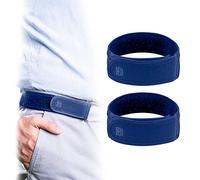 BeltBro Titan No Buckle Elastic Belt For Men - Fits 1.5 Inch Belt Loops, Comfortable and Easy To Use, Blue, 40-51W