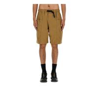 Belted C.s. Short - Cotton Twill - male - South2 West8 - Casual Shorts - Green - S - Shorts S