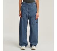 Belted Cargo Loose 2.0 Jeans - Medium blue - Women 30-32