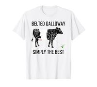 Belted Galloway Simply The Best Vintage Cow Gift Shirt T-Shirt
