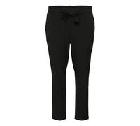 Belted Trousers for women KAFFE Curve Jia Noir 56