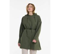 Belted waterproof coat for women Aigle MTD® Vert L