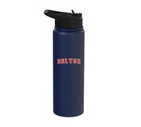 Belton Texas TX College Style Red Text Belton Stainless Steel Insulated Water Bottle