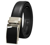 BELTROAD Flip-Top Ratchet Leather Belt for Men, Work Belts in Black/Brown | Automatic Buckle, Quick Release Belt for Work Casual, for Trousers Jeans, Trim to Fit, Smooth Sliding, Holeless, Gift Boxed