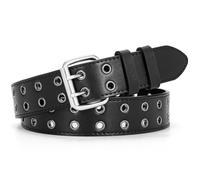 BELTROAD Punk Gürtel Nietengürtel Strassgürtel Western Gürtel Herren Damen Cowboy Cowgirl Hip Hop GlitzerGürtelBling