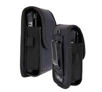 BELTRON Case for Kyocera Flip Phone, DuraXE Epic E4830, DuraXV Extreme E4810 E4811, DuraXE E4710, Sonim Flip Features: Heavy Duty Belt Loop, Metal Belt Clip & Dual Magnet Closure (Black Leather)