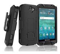 BELTRON Kyocera DuraForce Pro 2 Phone Case with Belt Clip - Shell Holster Combo with Built-in Kickstand for Kyocera E6900 E6910 E6920 (AT&T FirstNet Verizon) - Heavy Duty / Slim Black Holster Cases