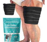 Beltwell® - The Adjustable Thigh Compression Wraps For Big Swollen Upper Legs (1 wrap) (XL - TALL)