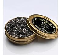 Beluga Classical Caviar 100gm - Huso Huso Orginial Finest Flavor and Premium Quality - Fish Black Sturgeon - Deltamar CITES Certified