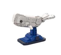 Beluga Whale Marine Animal Building Sets with Display Base, Mechanical Whale Collectible Display Model Kits Creative Design Construction Blocks Gifts for Adult - 303 Pieces