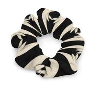 Beluga Whales Love Heart Hair Scrunchies for Women Elastic Hair Bands Soft Hair Ties for Styling Gift Christmas Valentine's Day