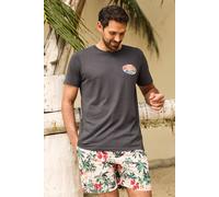 Belukha Printed Swim Shorts Weird Fish Light Green 40