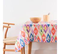 BELUM 0120-400 Stain-Resistant Tablecloth Size 300 x 155 cm Extra-Soft Multi-Coloured 100% Organic Cotton Fabric