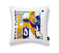 BELUM | 100% Cotton Cushion Cover 45x45cm Model Welcome Jam B | Space Jam Cushion Cover | Cushion Cover Half Panama Fabric 100% Organic Cotton