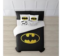 BELUM | Batman Duvet Cover | Dark Night Model | Duvet Cover with Buttons | 100% Cotton Duvet Cover | Quality Duvet Cover | 90 cm Bed (155 x 220 cm))