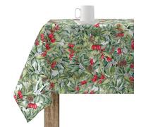 BELUM | Christmas Tablecloth | Stain-Resistant Rectangular Table Cloth | Resin Tablecloth (Laminated Touch) | Table Cloth | Home Table Cloth (250 x 140 cm)