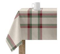 BELUM | Christmas Tablecloth | Stain-Resistant Rectangular Table Cloth | Resin Tablecloth (Laminated Touch) | Table Cloth | Home Table Cloth (200 x 140 cm)