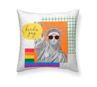 BELUM Cushion Cover Size: 50 x 50 cm Fabric: 100% Organic Cotton Model: Pride 10 | LGTBIQ+ Cushion Cover