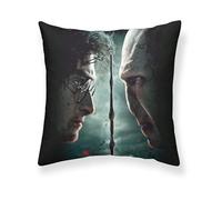 BELUM | Harry Potter Cushion Cover Size: 50 x 50 cm - Model: Harry VS Voldemort A - Fabric: Half Panama 100% Cotton, 250 g.