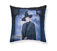 BELUM | Harry Potter Cushion Cover Size: 50 x 50 cm - Model: McGonagall A - Fabric: Half Panama 100% Cotton, 250 g.
