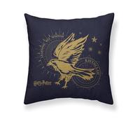 BELUM | Harry Potter Cushion Cover Size: 50 x 50 cm - Model: Ravenclaw Gold A - Fabric: Half Panama 100% Cotton, 250 g.