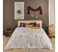 BELUM | Harry Potter Duvet Cover with Buttons, 50% Cotton - 50% Polyester, Hogwarts Gold Christmas 90 Model (155 x 220 cm)