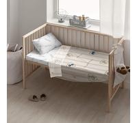 BELUM | Harry Potter Sheet Set, 100% Cotton Hogwarts Classic Printed Bed Sheet Set with Pillow and Fitted Sheet Set for Maxiccot