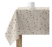 BELUM Merry Christmas 23 Tablecloth XL 180 x 300 cm 100% Cotton Resin Coated Stain Resistant Non-Laminated