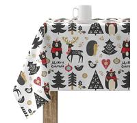 Belum Merry Christmas 61 Tablecloth 200 x 140 cm 100% Cotton Stain Resistant