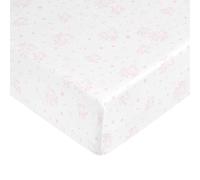 BELUM | Peppa Pig 100% Cotton Fitted Sheet for 60, Multi-Colour Adjustable Fitted Sheet, Soft Cotton Fitted Sheet, Elastic Adjustable Fitted Sheet