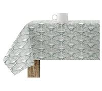 BELUM | Resin Tablecloth 100% Organic Cotton XL | Stain Resin Tablecloth | Large Tablecloth for Rectangular Table (100 x 140)