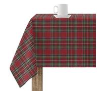 BELUM | Stain-resistant Christmas Tablecloth Size 100 x 140 cm - Stain Resistant Tablecloth 70% Cotton 30% Linen - Tablecloth Christmas Cabal 01