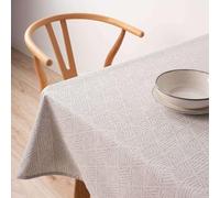 BELUM | Stain Resistant Jacquard Tablecloth Size 240 x 155 cm - Stain Resistant Extra Soft Touch Fabric Tablecloth - Fabric Tablecloth 70% Cotton - 30% Polyester Model 31990C