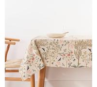 BELUM | Stain Resistant Tablecloth Size 100 x 155 cm - Extra Soft Touch Tablecloth Colour Multicolor - Fabric Tablecloth 100% Organic Cotton Model 0120-324