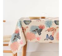BELUM | Stain Resistant Tablecloth Size 140 x 140 cm - Extra Soft Touch Tablecloth Colour Multicolor - Tablecloth 100% Made in Spain Fabric 100% Organic Cotton - Tablecloth Model 0120-367