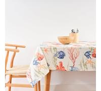 BELUM | Stain Resistant Tablecloth Size 155 x 155 cm - Extra Soft Touch Tablecloth Colour Multicolor - Tablecloth 100% Made in Spain Fabric 100% Organic Cotton - Tablecloth Model 0120-413