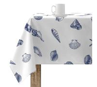 BELUM | Stain Resistant Tablecloth Size 200 x 155 cm - Extra Soft Touch Tablecloth Colour Multicolor - Tablecloth Fabric 100% Organic Cotton Model T04