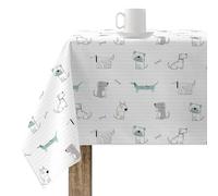 BELUM | Stain Resistant Tablecloth Size 250 x 140 cm - Extra Soft Touch Tablecloth Colour Multicolor - Tablecloth 100% Made in Spain Fabric 100% Organic Cotton (Half Panama) - Tablecloth Model Huali