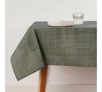 BELUM | Stain Resistant Tablecloth Size 250 x 140 cm - Taupe Extra Soft Touch Tablecloth - Tablecloth 100% Made in Spain Fabric 100% Organic Cotton - Plain Model Tablecloth