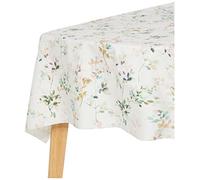 BELUM Tablecloth 300x140 cm Stain Resistant 100% Cotton Resinated Model 0120-247, Quadratic Tablecloth NO Rubber, Touch Cotton, Waterproof, Stain Resistant, Liquid Repellent