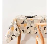 BELUM | Tablecloth XL 250 x 140 cm, Stain Resistant 100% Cotton, Tablecloth No Oilcloth, Cotton Touch, Waterproof Tablecloth, Stain Resistant Liquid Repellent Tablecloth