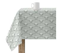 BELUM | Tablecloth XL Stain-Resistant 100% Cotton Resin, No Oilcloth, Tablecloth Touch Cotton, Waterproof Tablecloth, Liquid Repellent Stain Resistant Tablecloth (Green, 100 x 180)
