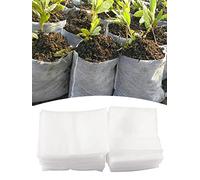 belupai 200Pcs Nursery Growing Bags, NonWoven Fabric Seedling Bags for High Seedling Survival Rate, Fabric Seedling Pots Plants Bag for Planting,Garden Seed Starters Pouch(#1)