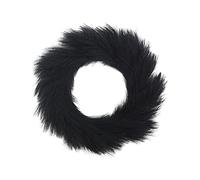 belupai 22in Faux Pampas Grass Wreath for Boho Wall Decor, Artificial Pampas Wreath Pampas Bouquet Wreath All Seasons Front Door Farmhouse Pampas Grass Garland for Home Wedding Decor(black)