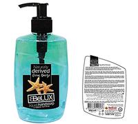 Belux Liquid Hand Soap Ocean Breeze 500ml - Pack of 12 | Naturally Derived Handwash with Pump | Gentle & Refreshing Hand Cleanser for Daily Use