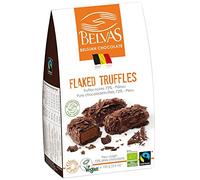 Belvas Fair Trade Organic 73 Percent Dark Chocolate Flaked Truffle 100 g (Pack of 2)